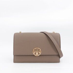 Tory Burch Miller Shoulder Bag Portobello Gray OS